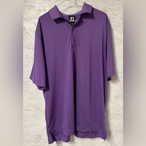 Men's FootJoy Purple Golf Polo Shirt
